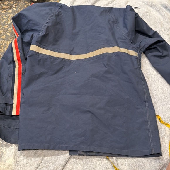 USPS Rain Jacket Wind Breaker Blue Reflective Mail 100% Gore Tex - Picture 4 of 4